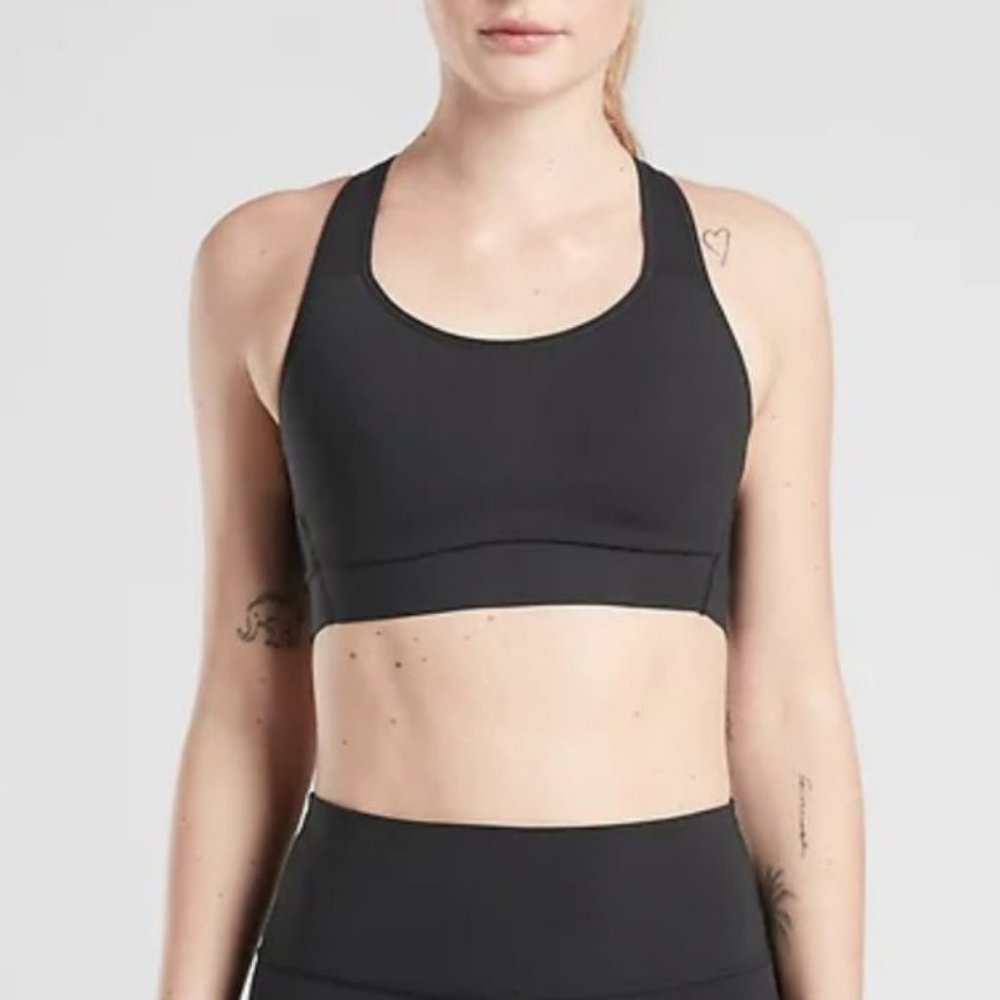 Athleta Hustle Bra size 32B/C Black * - Picture 2 of 3